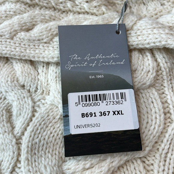 Aran Woolen Mills Women’s 3 Button Long Supersoft Merino Wool Cardigan NEW - Picture 5 of 7